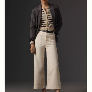 Anthropologie Colette Corduroy Cropped Wide Leg Pants by Maeve